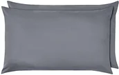 Pościel dla dzieci - AmazonBasics poszewka na poduszkę z mikrofibry, ciemnoszary, 50 x 80 cm DS-DGR-017 - miniaturka - grafika 1