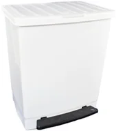 Kosze na śmieci - Kosz z pedałem 25L BIAŁY Kosz z pedałem 25L BIAŁY - miniaturka - grafika 1