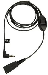 Jabra QD Cord to 3.5 mm jack. With in-line call-answering; for Alcatel 8er 8735- (8735-019) - Kable komputerowe i do monitorów - miniaturka - grafika 3