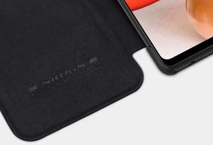 Nillkin Qin skórzana kabura etui Samsung Galaxy A42 5G czarny - Etui i futerały do telefonów - miniaturka - grafika 6