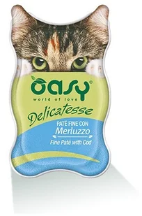 Oasy Oasy Kot Delicatesse Pate Dorsz 85g - Mokra karma dla kotów - miniaturka - grafika 2
