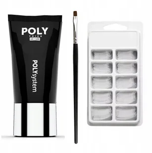 AkrylGel akrylożel Flexy Gel Poly Gel + Formy Dual - Zestawy do manicure i pedicure - miniaturka - grafika 4