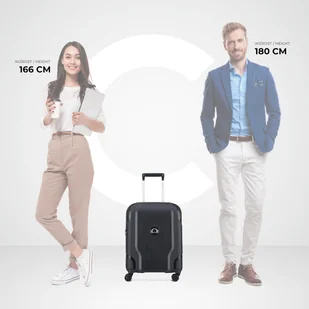 Delsey Walizka kabinowa Clavel SLIM 55 cm Black - Walizki - miniaturka - grafika 8