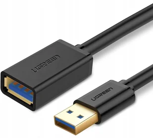 Kabel Usb 3.0 przedłużający Ugreen 2m czarny - Adaptery i przejściówki - miniaturka - grafika 2