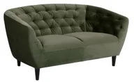 Sofy i kanapy - D2.Design Sofa Ria VIC 2-osobowa zielona 150124 - miniaturka - grafika 1