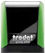 Pieczątki - Trodat Pieczątka automat 4910 zielona - poduszka czarna 26X9mm /TRE-4910ZIWCA/ UN190-4 - miniaturka - grafika 1