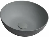 Umywalki - Sapho FORMIGO umywalka betonowa średnica 39 cm szara FG039 - miniaturka - grafika 1