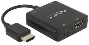 DeLock DeLOCK Adapter przewód HDMI-A Male > HDMI + Audio Extractor 4 K Delock 62784 - Kable - miniaturka - grafika 2