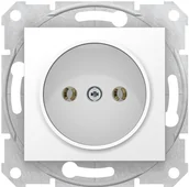 Gniazdka elektryczne - Schneider Gniazdo pojedyncze Sedna SDN2900121 bez uziemienia zaciski śrubowe biały - miniaturka - grafika 1