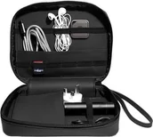 Maskownice do kabli - Stackers Etui na ładowarki i słuchawki Stackers Pebble czarne 74804 - miniaturka - grafika 1