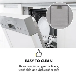 Klarstein Galina 90 Inox (TK15-Galina-90) - Okapy kuchenne - miniaturka - grafika 8