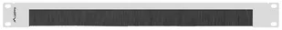 Lanberg Panel szczotkowy do szafy 19 cali 1U szary - Akcesoria do szaf serwerowych - miniaturka - grafika 3