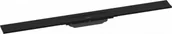 Odpływy liniowe - HANSGROHE 56052670 RainDrain Flex Element zewnętrzny odpływu 90 cm z możliwością przycięcia i do montażu przy ścianie czarny matowy - miniaturka - grafika 1