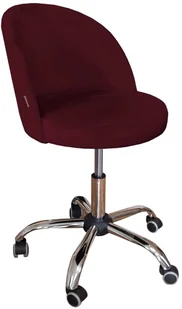 Fotel biurowy, krzesło biurowe ATOS Fotel obrotowy TRIX MG02 śliwka - Fotele i krzesła biurowe - miniaturka - grafika 3