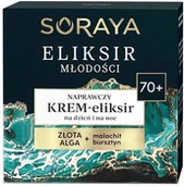 Kremy do twarzy - Soraya Eliksir Młodości 70+ naprawczy krem-eliksir na dzień i na noc 50ml 109290-uniw - miniaturka - grafika 1