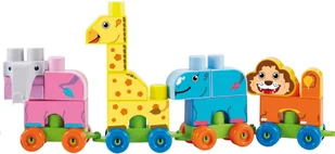 Ecoiffier Pociąg ze zwierzętami w zoo 7600007840 - Klocki - miniaturka - grafika 5
