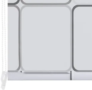 vidaXL Roleta prysznicowa 120 x 240 cm, wzór w kwadraty - Rolety - miniaturka - grafika 7