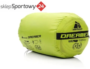 Meteor ŚPIWÓR DREAMER ZAMEK LEWY ZIEL-CZARN - Śpiwory - miniaturka - grafika 5