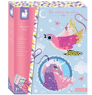 Janod Zestaw kreatywny Cudowne kryształki Medaliony J07821 - Zabawki kreatywne - miniaturka - grafika 2