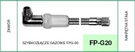Akcesoria i części do kuchenek i piekarników - FAMAS FAMAS Przewód szybkozłącza FAMAS FP-G20 0,75 m) - miniaturka - grafika 1