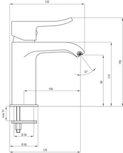 Deante Werbena BCW 021M - Baterie umywalkowe - miniaturka - grafika 3