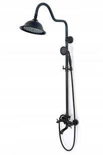 Rea RETRO OLD BLACK Zestaw natryskowy z baterią P2366 P2366 - Zestawy prysznicowe - miniaturka - grafika 2