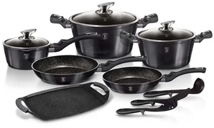 Berlinger Haus Lumarko Berlingerhaus Bh-6911 Carbon Pro BH-6911 Kinghoff - Zestawy garnków i patelni - miniaturka - grafika 2