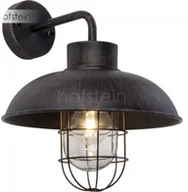 Lampy ogrodowe - Brilliant Oświetlenie Portland Zewnętrzny kinkiet Rudy, 1-punktowy 96297/55 - miniaturka - grafika 1