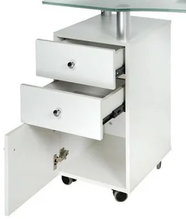 Beauty System Stolik do manicure z pochłaniaczem BD-3453+P BIAŁY BD-3453+P WHITE - Stoliki do manicure - miniaturka - grafika 5