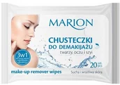 Chusteczki do demakijażu - Marion Chusteczki do demakijażu twarzy oczu i szyi do skóry suchej i wrażliwej 20szt - miniaturka - grafika 1
