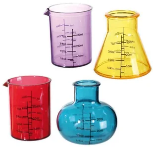 Out of the Blue zestaw 4 kieliszków w kształcie probówek laboratoryjnych 93/2083 - Kieliszki - miniaturka - grafika 2