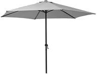 Parasole ogrodowe - Parasol ogrodowy 262 cm POLAR antracytowy okrągły - miniaturka - grafika 1