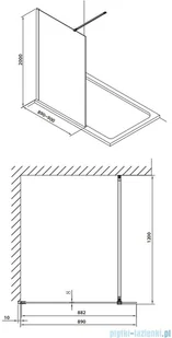 Omnires Marina 90x200 Marina - Kabiny prysznicowe - miniaturka - grafika 2
