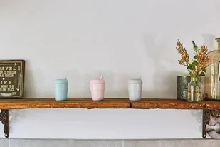 Lassig Kubek z silikonową pokrywką z dziubkiem Little Chums Kot solution-bc-7420-0 - Miseczki i talerzyki dla dzieci - miniaturka - grafika 6