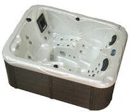 Baseny ogrodowe - Beauty System Jacuzzi ogrodowe SPA z hydromasażem 3os Korfu KORFU/H01/PS02/C05 - miniaturka - grafika 1