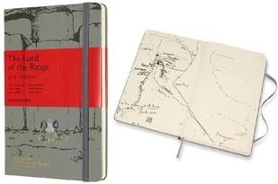 Moleskine Notes linia L Władca Pierścieni szary - Szkolne artykuły papiernicze - miniaturka - grafika 3