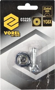 Vorel KÓŁKO TNĄCE DO CERAMIKI FI 22 X 6 X 6 MM ŁOŻYSKOWANE - Narzędzia glazurnicze - miniaturka - grafika 2