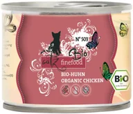 Mokra karma dla kotów - Catz Finefood bio, 24 x 200 g - No.503 Biokurczak - miniaturka - grafika 1