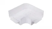 Kanały kablowe - OBO Bettermann Naroże płaskie kanału WDK 90x40 HF40090RW białe 6192866 6192866 - miniaturka - grafika 1