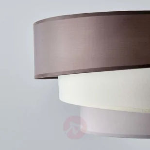 Trzywarstwowa lampa sufitowa Melia, brązowo-szara - Lampy sufitowe - miniaturka - grafika 4