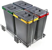 Kosze na śmieci - FENIKS Elle Tipi pf01 34B3 z pedałem segregacja śmieci, wyciągany do Base PF01 34B3 - miniaturka - grafika 1