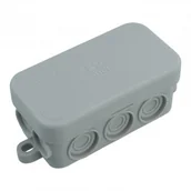 Puszki elektryczne i akcesoria - Elettrocanali Puszka natynkowa 80x33x30mm 10-membran IP55 EC411C1 Elettrocanali 7835 EC411C1 - miniaturka - grafika 1