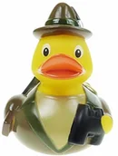 Zabawki do kąpieli - Close Up kaczka kąpielowa myśliwa Hubertus/piszcząca kaczka z tworzywa sztucznego - miniaturka - grafika 1