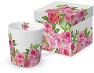 Kubki - Kopia KUBKI PORCELANOWE - RÓŻE - Merci! - KPL. 2 Szt. 350 ml 603569 - miniaturka - grafika 1