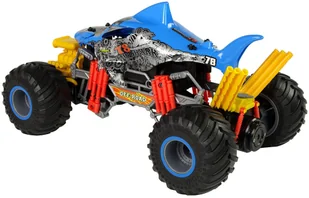 Import LEANToys Auto Terenowe Rekin Zdalnie Sterowany 1:10 2.4G Niebieski 15 km/h Para Wodna 7735 - Zabawki zdalnie sterowane - miniaturka - grafika 5