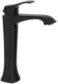 Baterie umywalkowe - Valvex Bateria umywalkowa wysoka Antiga czarna - miniaturka - grafika 1