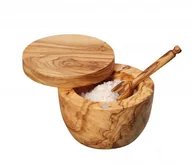 Pojemniki kuchenne - Zassenhaus POJEMNIK NA SÓL DREWNO OLIWNE 9,5×7 CM FREEFORM ZS-058574 - miniaturka - grafika 1