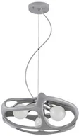 Lampy sufitowe - Lampex Lampa wisząca Amano popiel - miniaturka - grafika 1