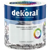 Farby zewnętrzne - Dekoral Akrylit W 2,5L Lekko Szary farba matowa em - miniaturka - grafika 1