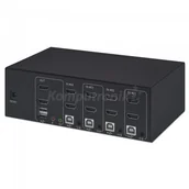 Przełączniki KVM - Manhattan Przełącznik KVM 4/1 HDMI USB 4K 30Hz | 153539 - miniaturka - grafika 1